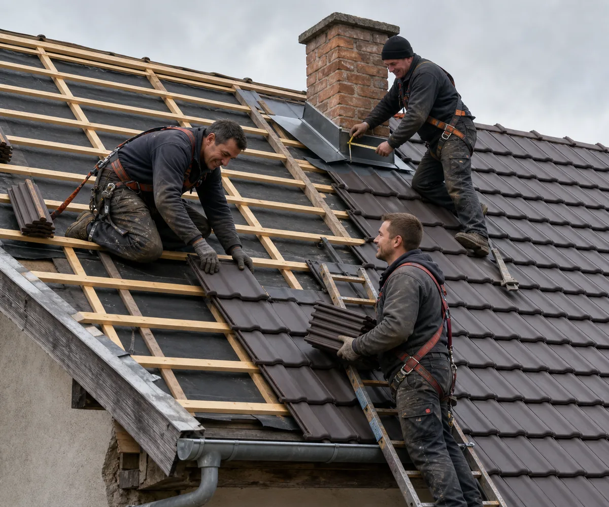 Komplett tetőfelújítás – megvalósult építési projekt